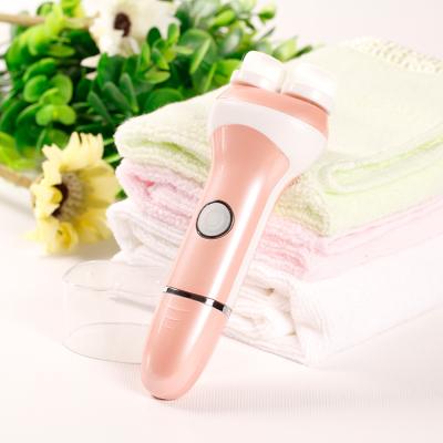 China DEEP CLEANSING New Listing Facial Cleansing Exfoliating 6X Electric Rotation 2021 Deeper Clean Dry Face Wash Brush for sale