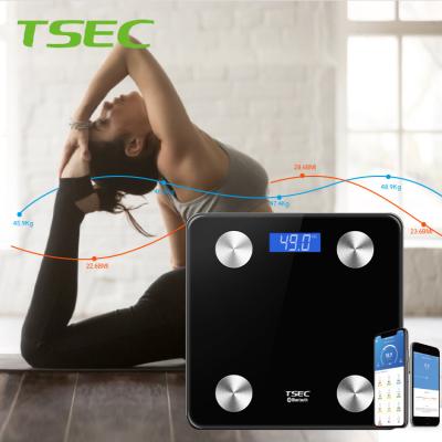 China Weight Function New Digital Weighing Electronic Smart Body Bluetooth Bmi Scale Welland for sale