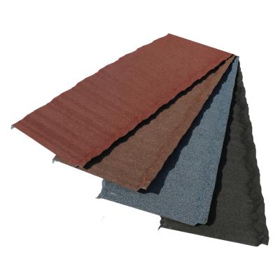 China Modern Manufacture Roofing Tiles Houses Cheap Building Materials Color House Roof Metal Tile Metal Coated Roof for sale