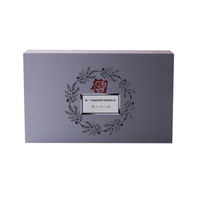 China Handmade Matt Lamination Rectangular Premium Flip Cover Custom Printed Rigid Box Emptylash Paper Boxes for sale