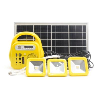 China Portable Home Mini Grid PV Solar Panel System 12W Complete Solar System For Home Solar Power System for sale