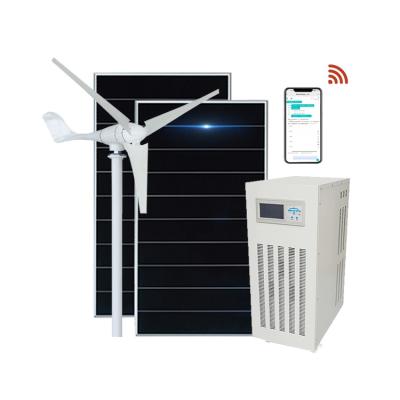 China 15kw Wind Hybrid System 15kw Solar Wind Hybrid System Price Wind Power Solar Generator WSH1kw-10kw for sale