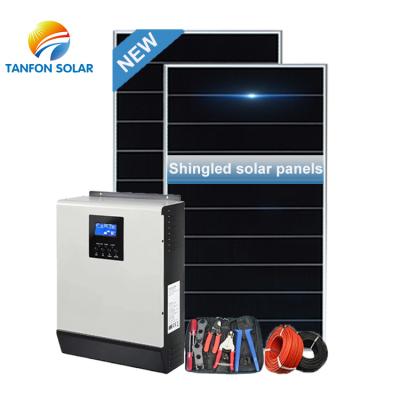 China Home PV Panel System 10KW 5KW; photovoltaic kit off grid for home 5kw8KW 10kw; 12kw solar generator system for home for sale