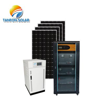 China Home Solar Powered Inverter Off Grid 3 Phase 30kw Solar Kit Off Grid for sale