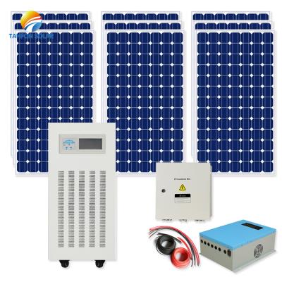 China Home Free Electricity Used Solar Power Power To Charge 300w-20kw Single Phase Monocrystalline Solar Panel for sale