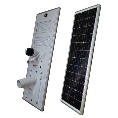 China Outdoor Integrated Solar Street Lights With CCTV Camera 100W All In One 100W Solar Street Light for sale