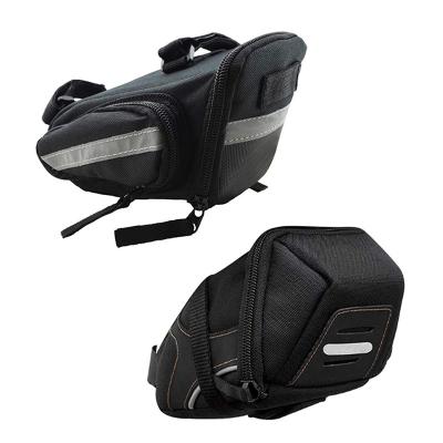 China Fashion Bike Saddle Bag Waterproof Bicycle Bike Seat Package Bag With Reflective Brand Bike Phone Holder Bag for sale