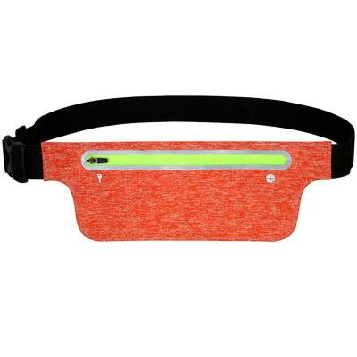 China Fanny Pack Sports Waist Pack Waterproof Soft Thin Running Bag Waist Bag For Increasing Runners Thoughtful Belt Pouch Jogging Belt for sale