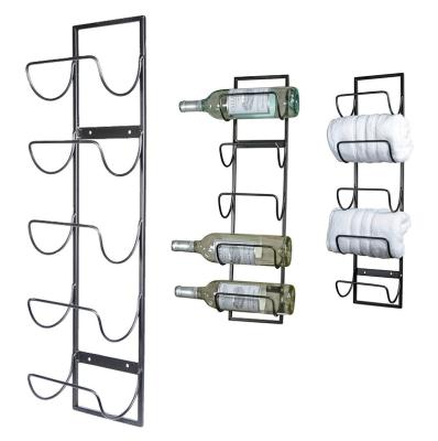 China Simple (Other) Wall Art Wine Bottle Display Rack Wine Rack Adjustable Modern European Modern Wall Hanging for sale