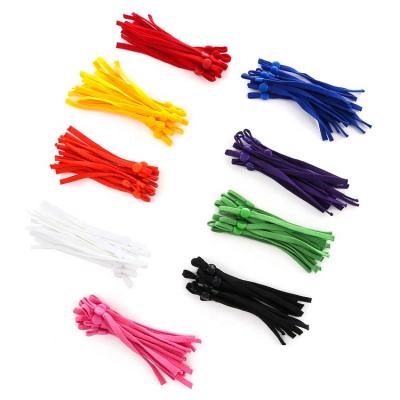 China Wholesale Mixed Color DIY Elastic Band 3mm Elastic Band Sewing 5mm Strap With Adjustable Buckle For Facemask for sale