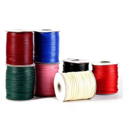 China Sustainable Wholesale High Tensile Wax Thread 1mm Waxed Nylon Thread Sewing Waxed Thread For Crochet for sale