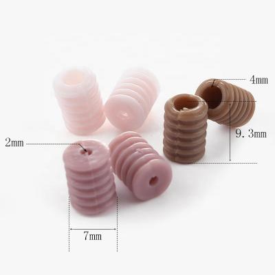 China Wholesale 6mm Side Release Buckle Durable PVC Silicone Plastic Wire Around Flat Adjustment Buckle for sale