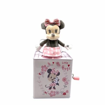 China Factory Wholesale Cute Jack In The Box Toys Hand Crank Luxury High Quality Music Box for sale