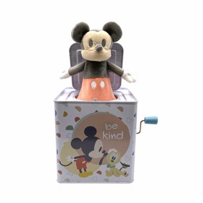 China Cute New Design Best Quality Hand Crank Music Box Hot Selling Jack in the Box Toys for sale