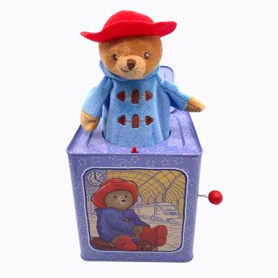 China Best Design Cute New Quality Custom Hand Crank Music Box Tin Can Selling Best Musical Box for sale