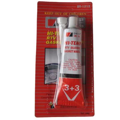 Cina Classificazione del metro Altri adesivi M588 Rosso ad alta temperatura RTV Silicone adesivo sigillante in vendita