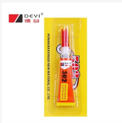 China 12pcs 3g 502 Super Glue Industrial Strength Adhesive For Various Surfaces for sale