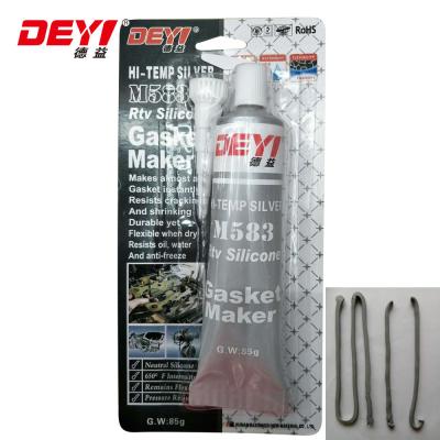 China Car Engine High Temperature Grey RTV Silicone Gasket Maker -60-320C With Neutral for sale