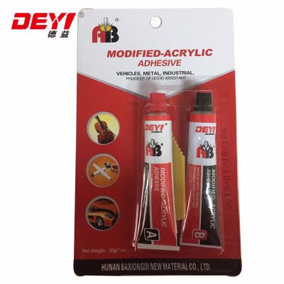 China Liquid Metal Gel Modified Acrylic Adhesive With Viscosity CPS 25 Degrees 4000-6000 for sale