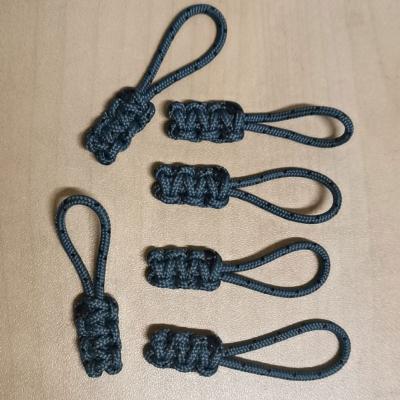 China YZP01 2020 Production YZP01 2020 Bulk Braided Rope Zipper Puller Custom String Zipper Puller for sale