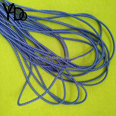 China YQ-RE19 Sustainable Elastic Cord Rubber Reflective Rope Twine for sale