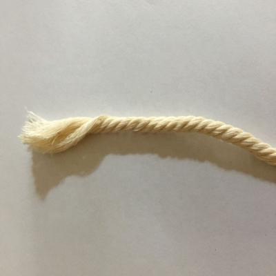 China YRC05A Multi-Use Macrame 4 Strand 3mm Cotton Rope Sustainable High Quality Natural Cotton Rope Twine Twisted for sale