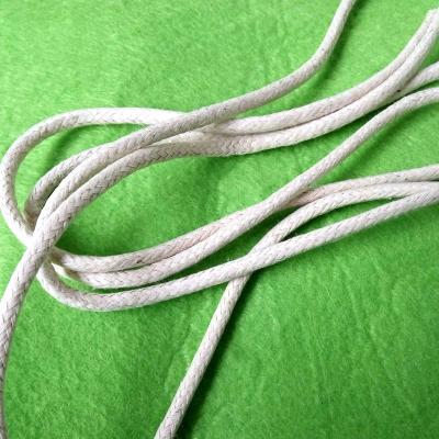 China YQ-RL03 4mm Sustainable Eco-friendly Wax Twine Cotton Coated Cord For Bracelet Making for sale