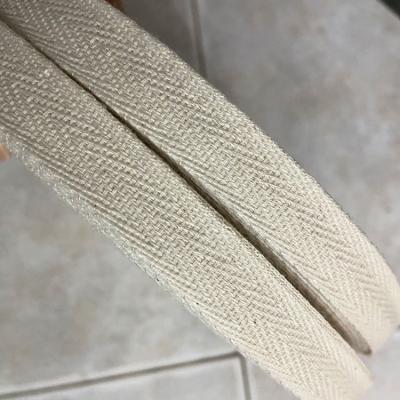 China Good Quality YWH01Stock Twill Herringbone Tape 1cm 1.2cm Natural Color 1.5cm Pure Cotton Viable for sale