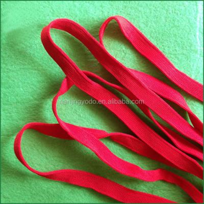 China YQ-WK03 Viable Choice 1cm Premium Multicolor Polyester Knitted Webbing Manufacturer for sale