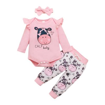 China New Spring Autumn Comfortable Kids Clothes Children Casual Romper Babies Clothing Set for sale