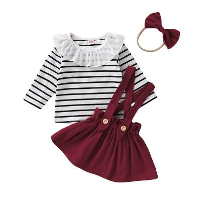 China Lovely Fashion Soft Lace Strap Dress New Arrival Infant Girl Dress Set for sale