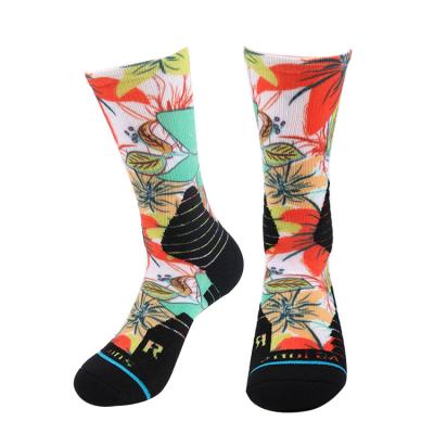 China QUICK DRY Custom Socks Print Cotton Dress Socks Socks Sports for sale