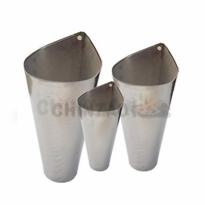 China POULTRY Stainless Steel Slaughter Farm Duck Goose Chicken Killing Cone Poultry Killing Cone for sale