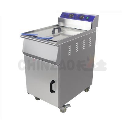 China Catering Hotels Equipment Free Standing Deep Fryer Electric With Timer for sale