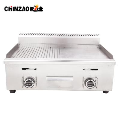 China Commercial Iron Hotel Catering Restaurant Supplies Table Top Gas Griddle for sale