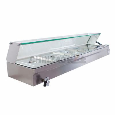 China Shake Stainless Steel Heated Electric Hot Bain Marie 325(L)*265(W)*100(D) for sale