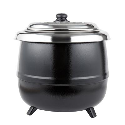 China Black color electric soup kettle/electric soup warmer 13L for sale