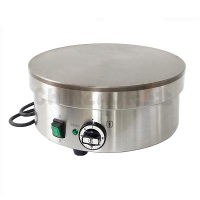 China Pancake Makers CE Approved Main Table Top Single Electric Commercial Pancake Maker Machine for sale