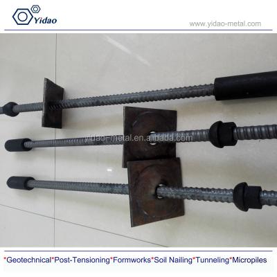 China PSB830 High Tensile Construction Pit Spherical Anchor , Soil Anchoring For Soil Nail for sale