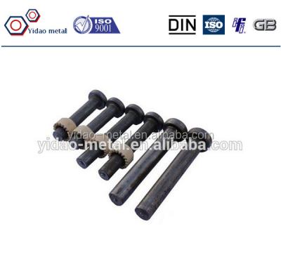 China Steel Weld Stud Shear Connector Stud With Ceramic Ferrule / Nelson Studs Bolt for sale