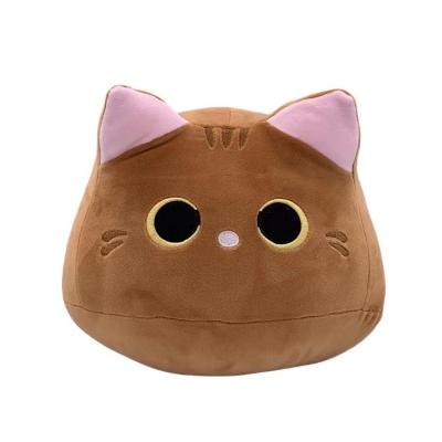 China Fashion Wholesale Super Soft Cat Throw Pillow Plush Cuddly Toy Decorative Cushion for sale