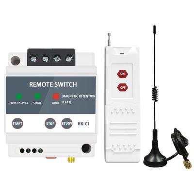 China The signal can penetrate the wall to switch good quality smart remote control switch 500W 72*95*58mm / HK-C1 remote control manual for sale