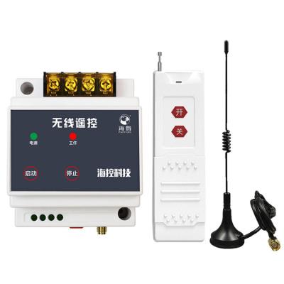 China Signal can penetrate the wall to switch 12V24V48V72V good quality remote control switch HK-Y1-DC12S 72*95*58mm manual /Rremote control for sale