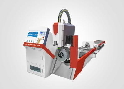 China Metalen roestvrijstalen pijpleider Speciale CNC-vezellasersnijmachine voor ronde pijpen Te koop