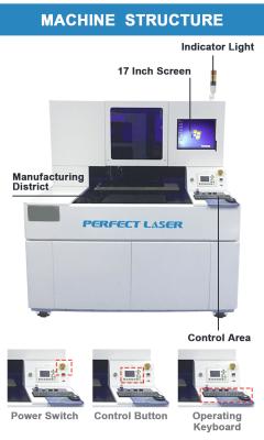 China Glass Cutting FPC Borosilicate Glass Electronic Chip Glass High Precision Glass Lens Laser Cutting Machine for sale