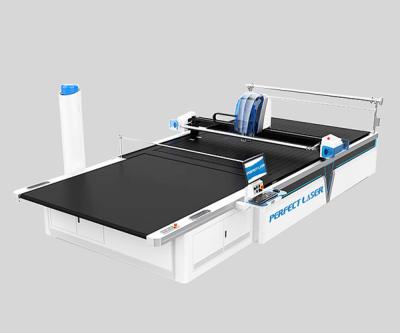 China Automatic Multi-Layer Fabric Cutting Machine for Cotton / Nylon / Wool / Artificial Leather-PE-B2025II zu verkaufen