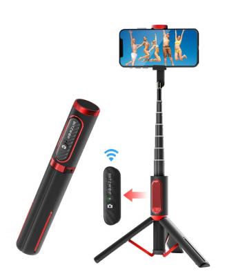 China XILETU 202 Selfie Stick Mini Extendable Aluminum Selfie Stick Tripod with Wireless Remote 270 Rotation for Phones for sale