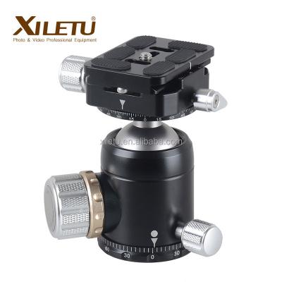 China Professional Camera XILETU PA-44 AluminumTripod Monopod Digital Camera Ball Head Support for sale