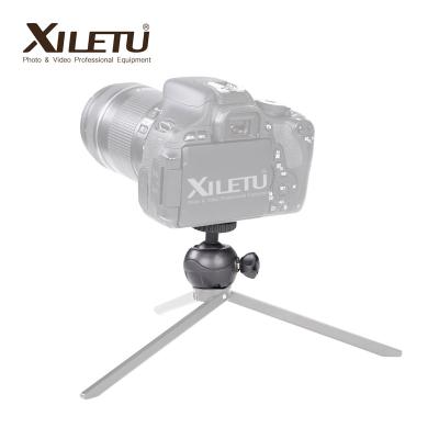 China High Quality Aluminum Alloy+Plastic XILETU B-26 Mini Ball Head Tripod Head For Canon Nikon DSLR& Mirrorless Smartphone Camera for sale