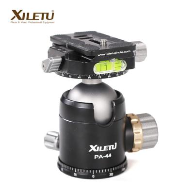 China Support XILETU PA-44 Camera Accessories High Quality Digital Camera Tripod Ball Aluminum Head For Video Camera for sale